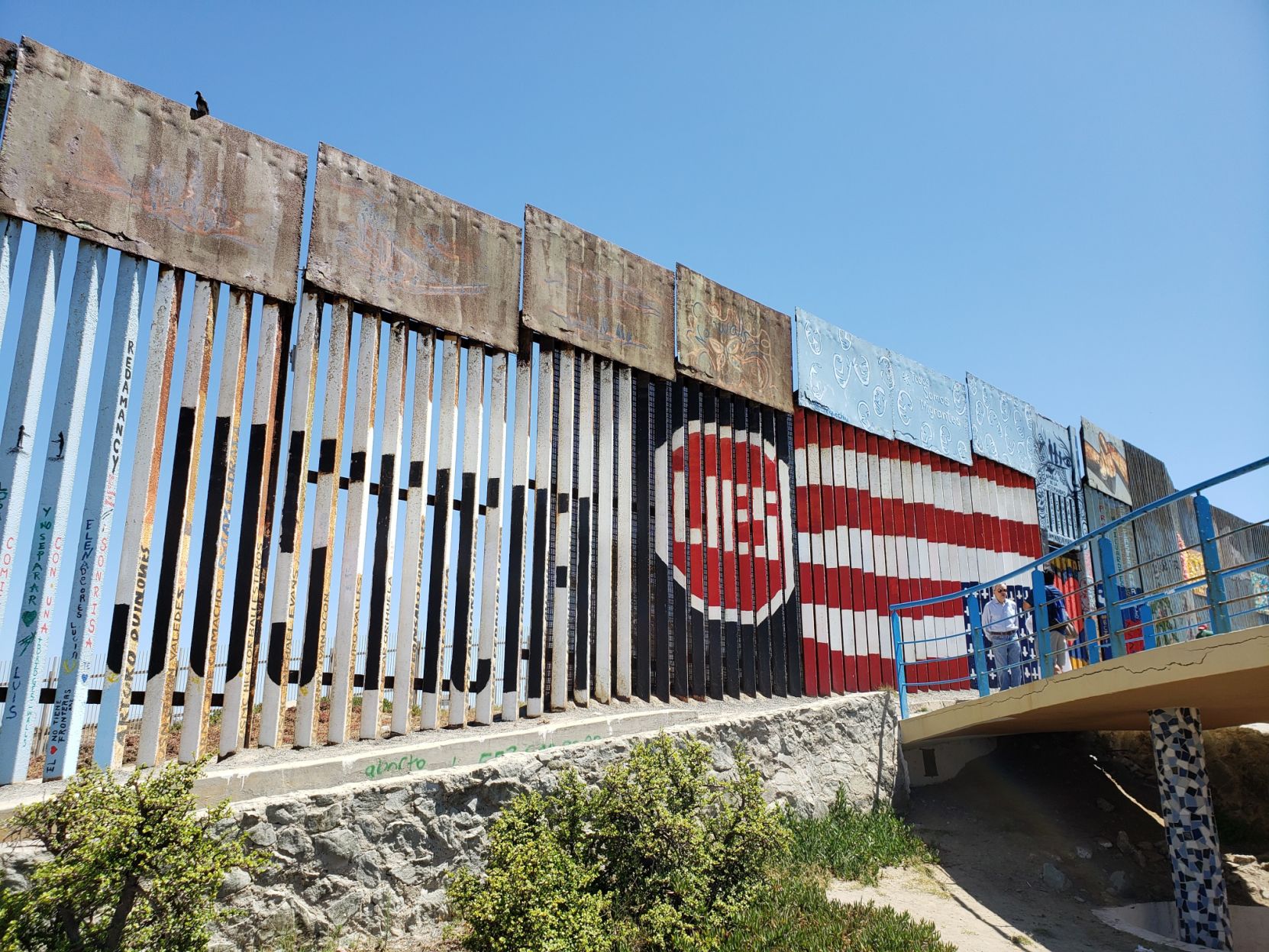 Section of La Mural de la Hermanidad